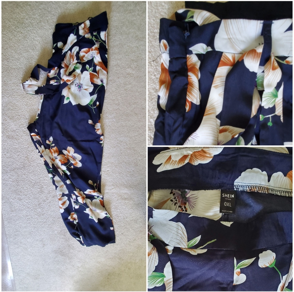 Floral fun fitted pant with pockets!!